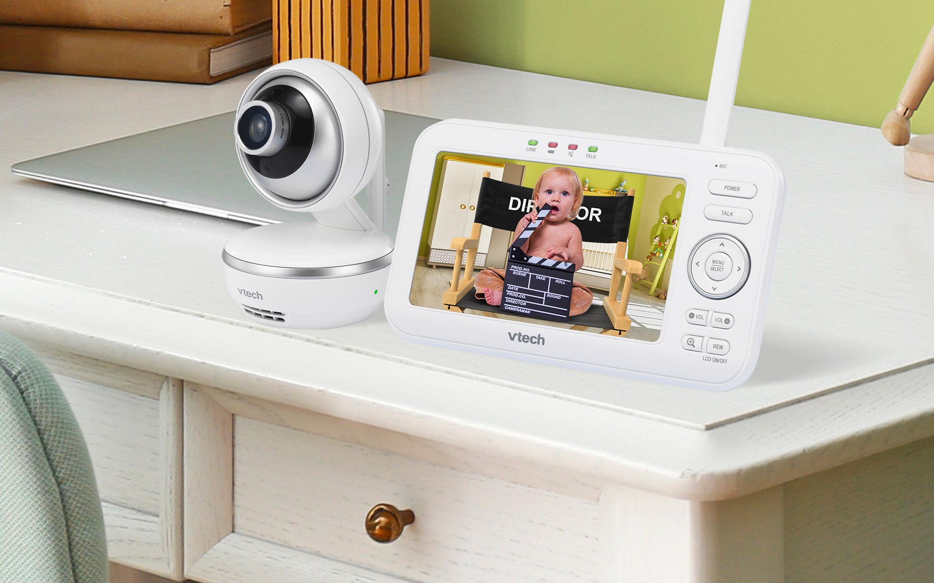 Qids V Tech Baby Video Monitor 5 Ptz