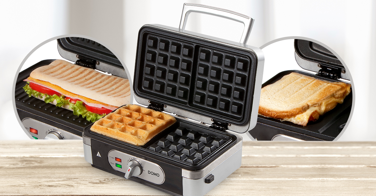 Qooking Domo Snack Maker 3 en 1